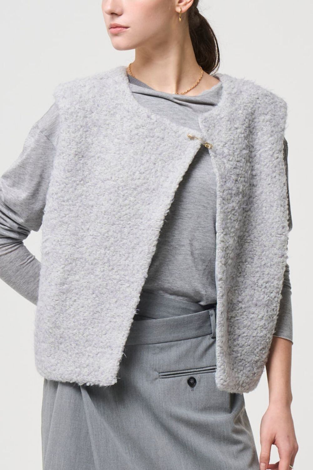 2way Boa Gilet - GRAY