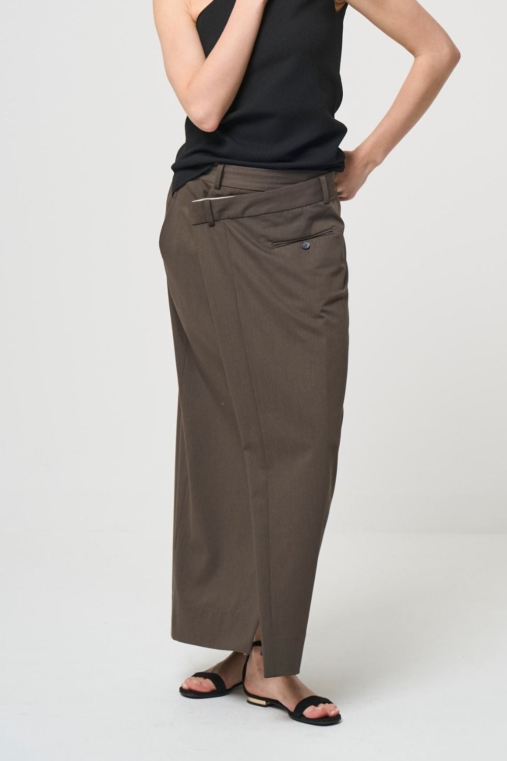 Odd Long Skirt - BROWN