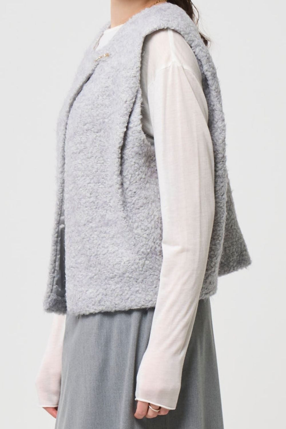 2way Boa Gilet - GRAY