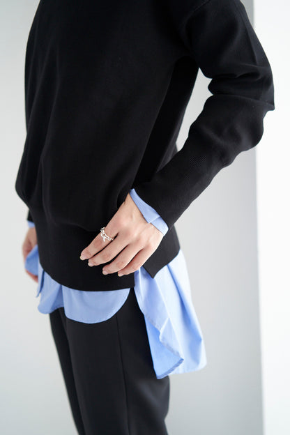 再入荷 Smooth Island Knit - BLACK