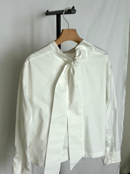 Ribbon Blouse - WHITE