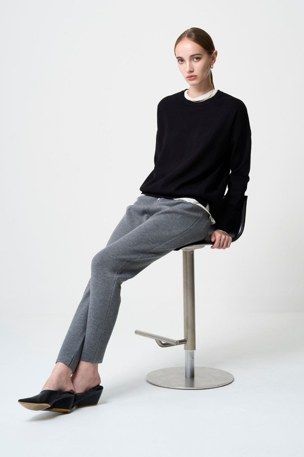 再入荷 Smooth Island Knit - BLACK