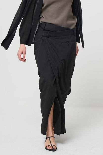 Odd Long Skirt - BLACK
