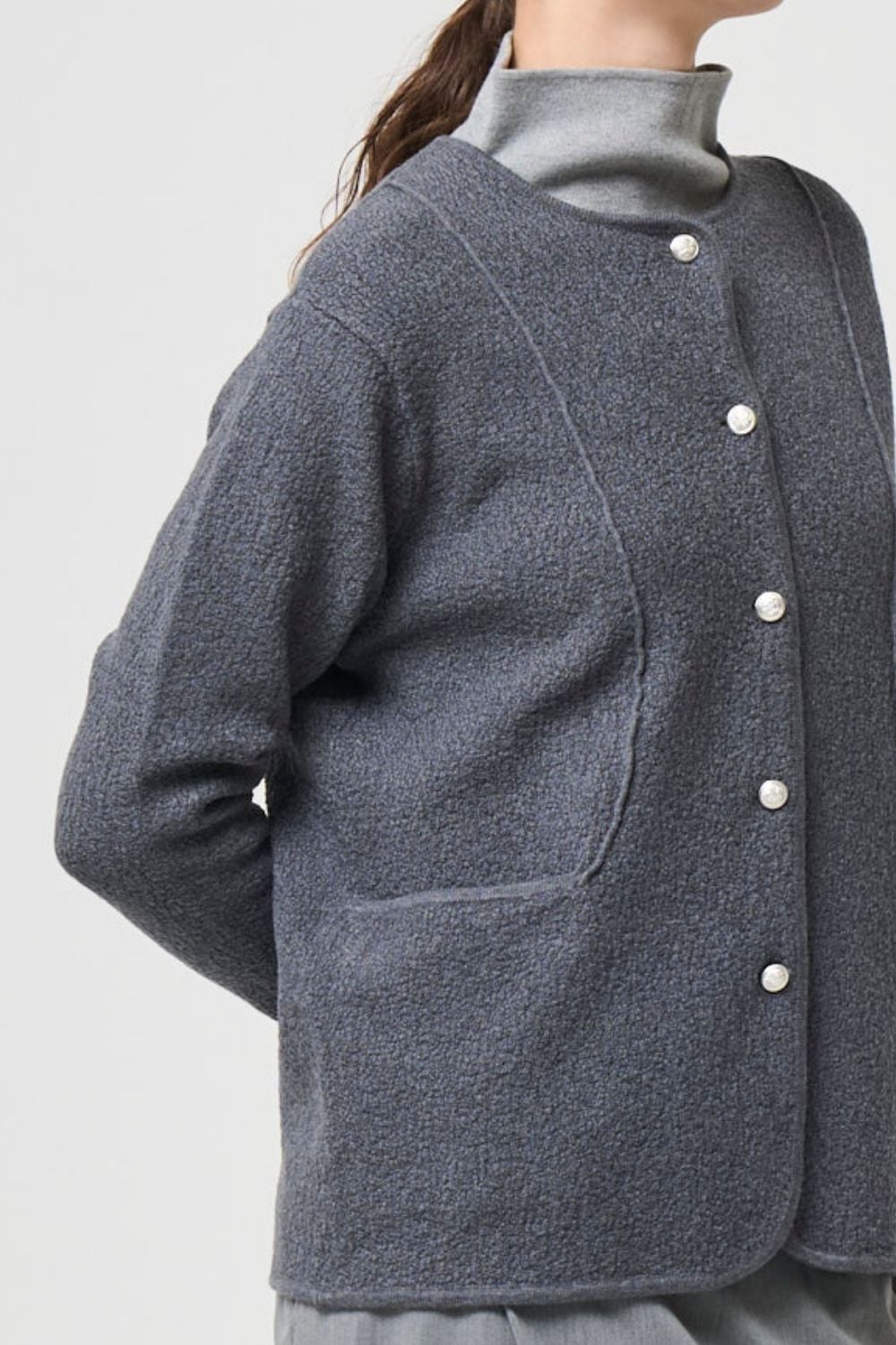 Relax Silk Jacket - GRAY