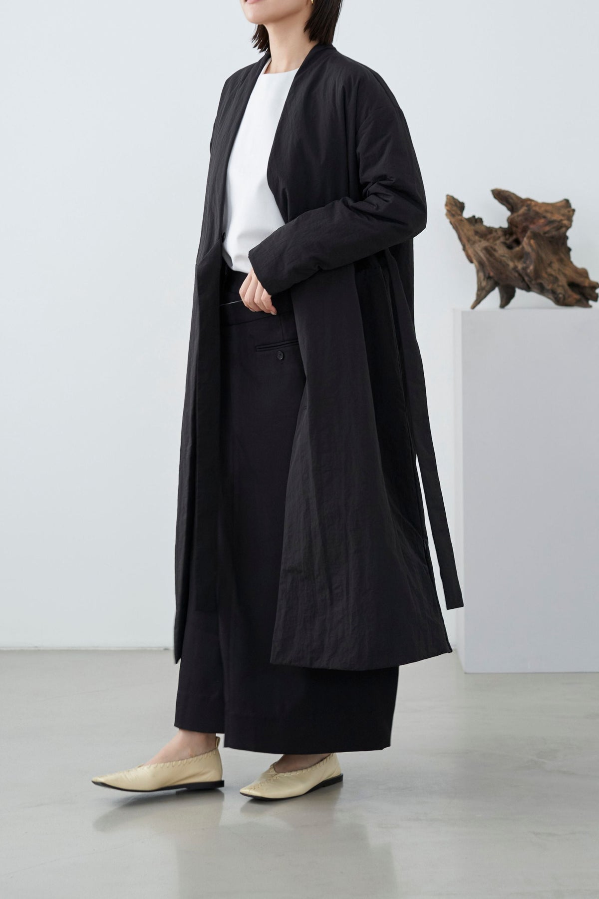 Padded Coat - BLACK