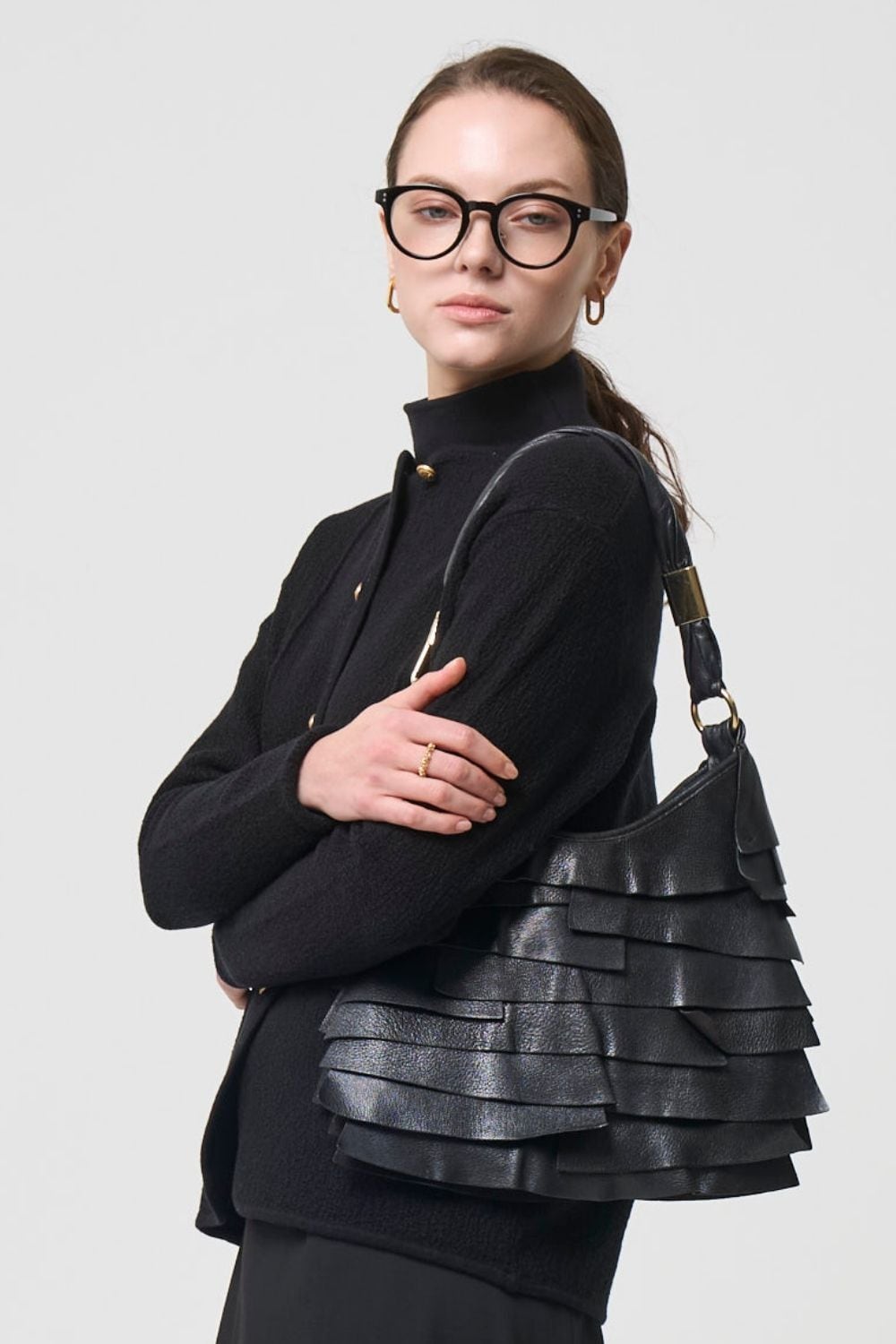 Relax Silk Jacket - BLACK