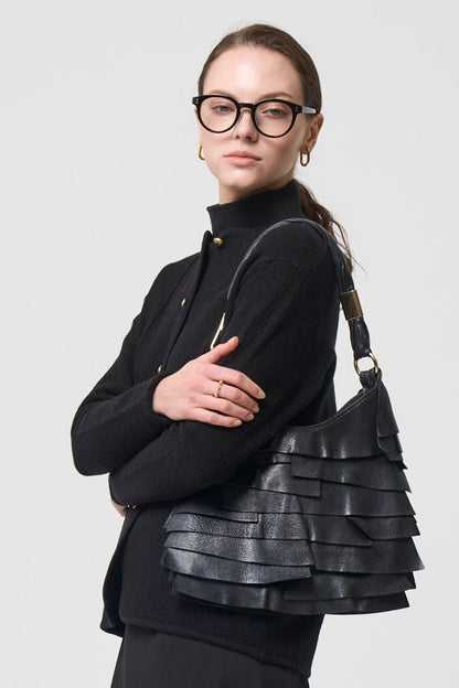Relax Silk Jacket - BLACK