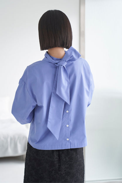 Ribbon Blouse - BLUE