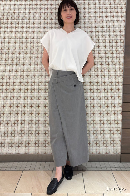 Odd Long Skirt - GRAY