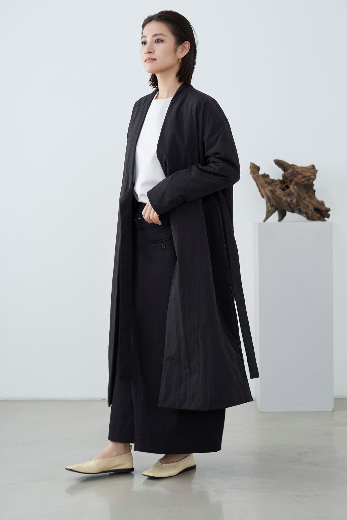 Padded Coat - BLACK