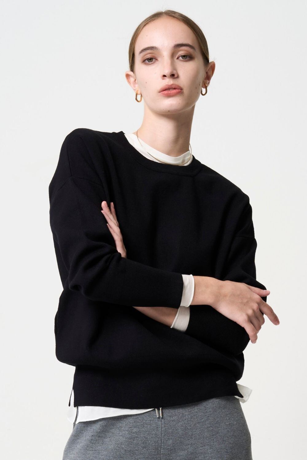 再入荷 Smooth Island Knit - BLACK