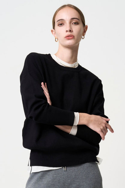 再入荷 Smooth Island Knit - BLACK