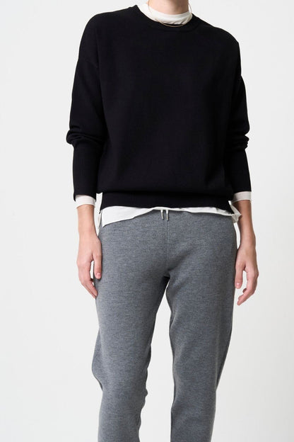 再入荷 Smooth Island Knit - BLACK