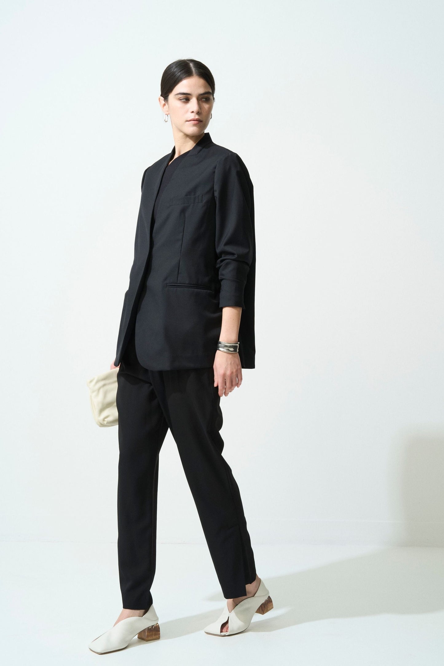 SIDE SLIT TAPERED GURKHA PANTS