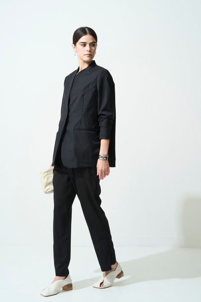 SIDE SLIT TAPERED GURKHA PANTS