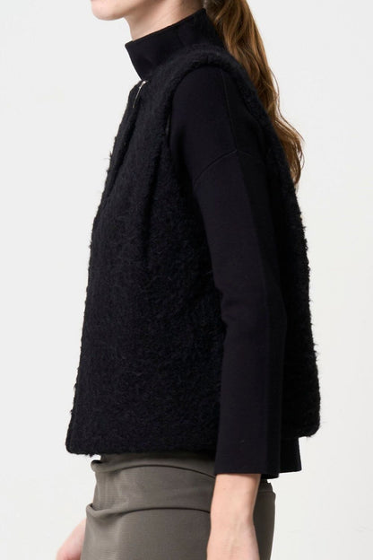 2way Boa Gilet - BLACK
