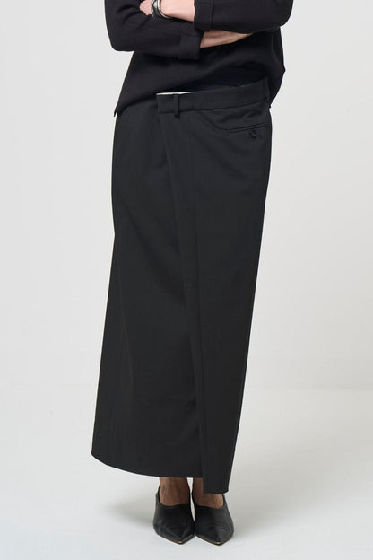 Odd Long Skirt - BLACK
