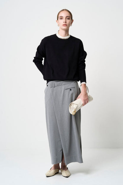 再入荷 Smooth Island Knit - BLACK