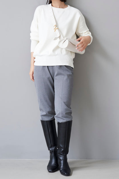 Center Press Jogger Pants - GRAY