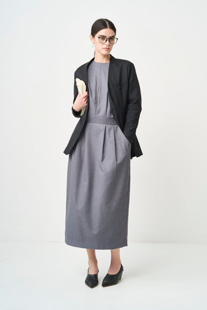 Rhombus Cocoon One piece - GRAY
