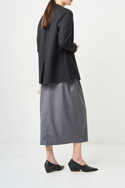 Mood Jacket No-Collar - BLACK