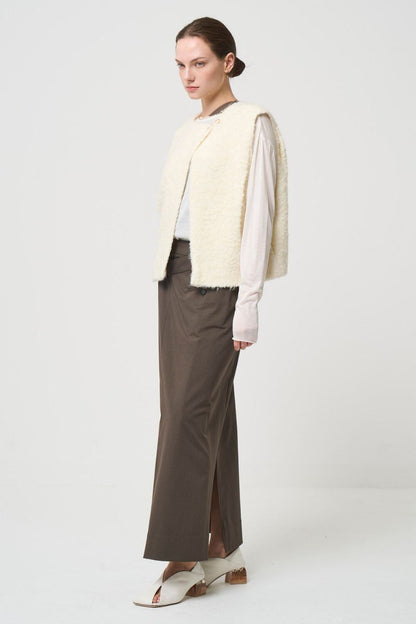 2way Boa Gilet - WHITE