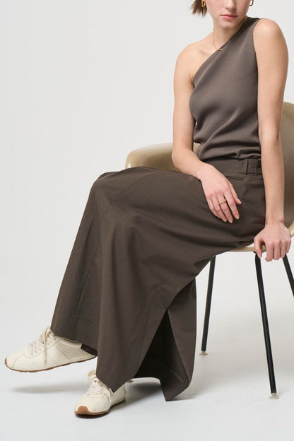 Odd Long Skirt - BROWN