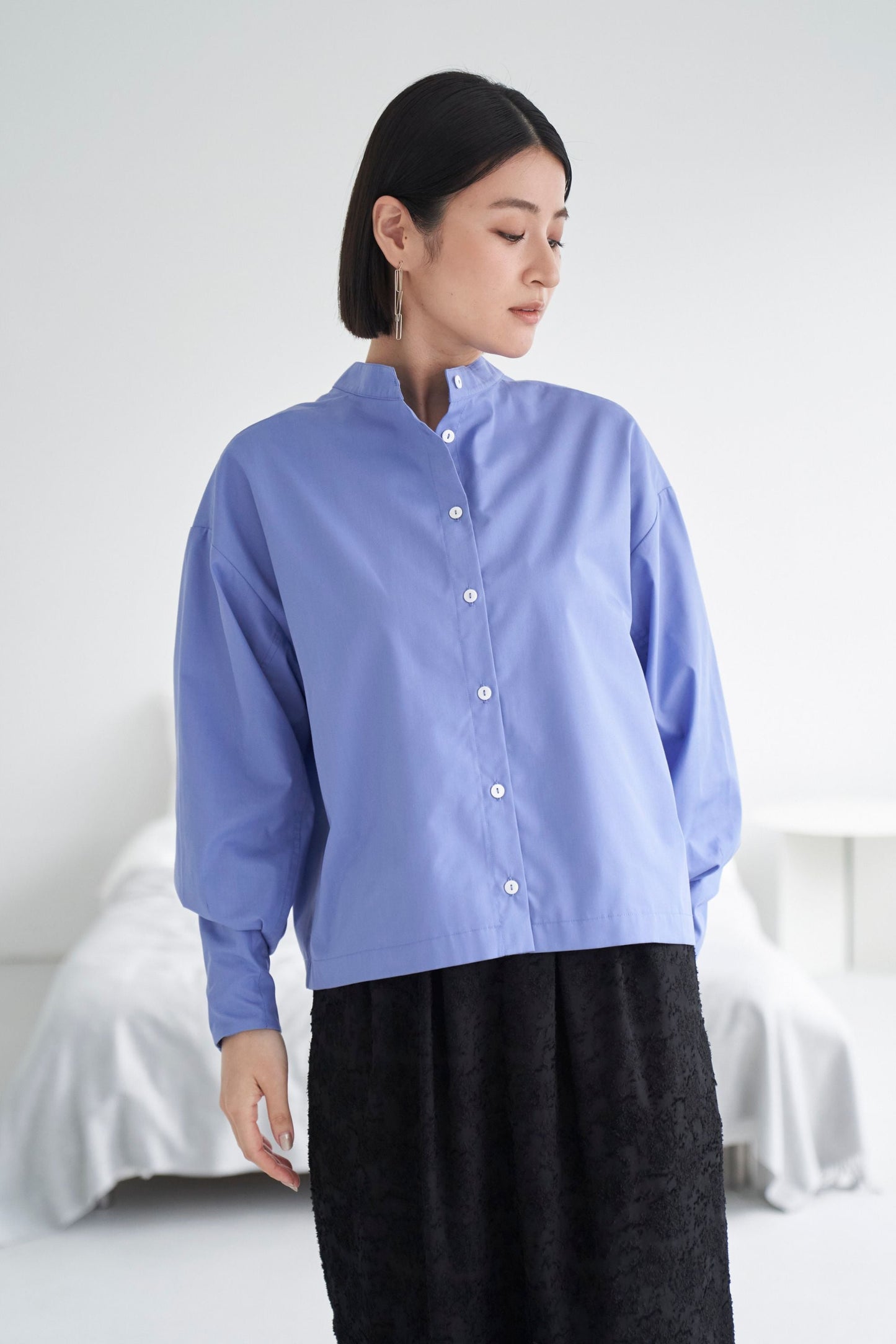 Ribbon Blouse - BLUE