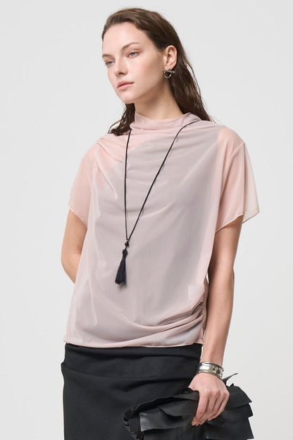 River Sheer Tops - PINK