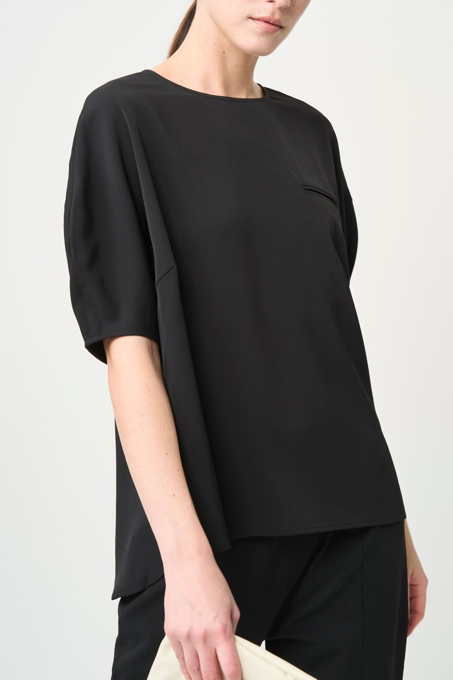 Short Sleeves TOPS - BLACK