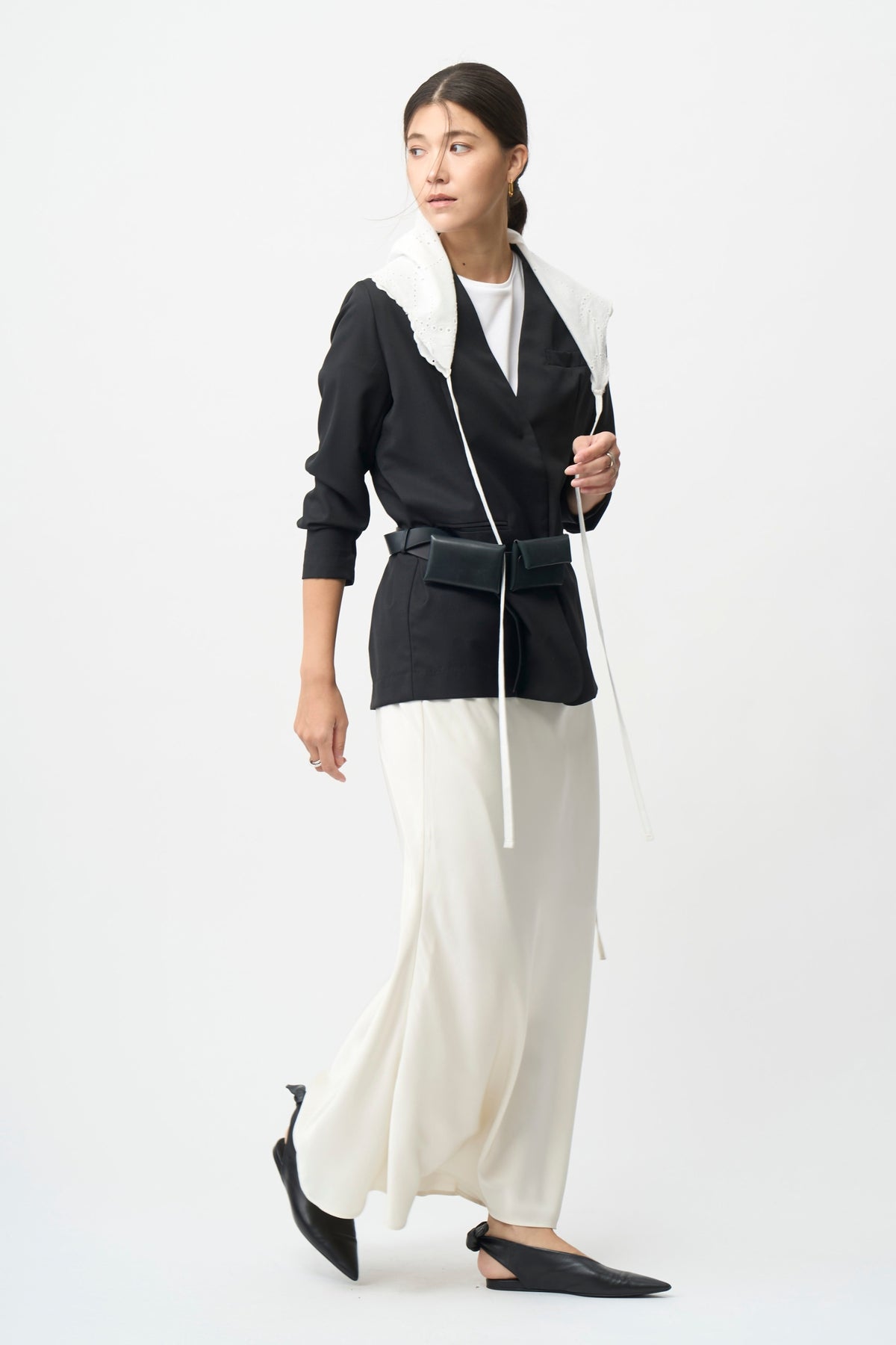 Mood Jacket No-Collar - BLACK