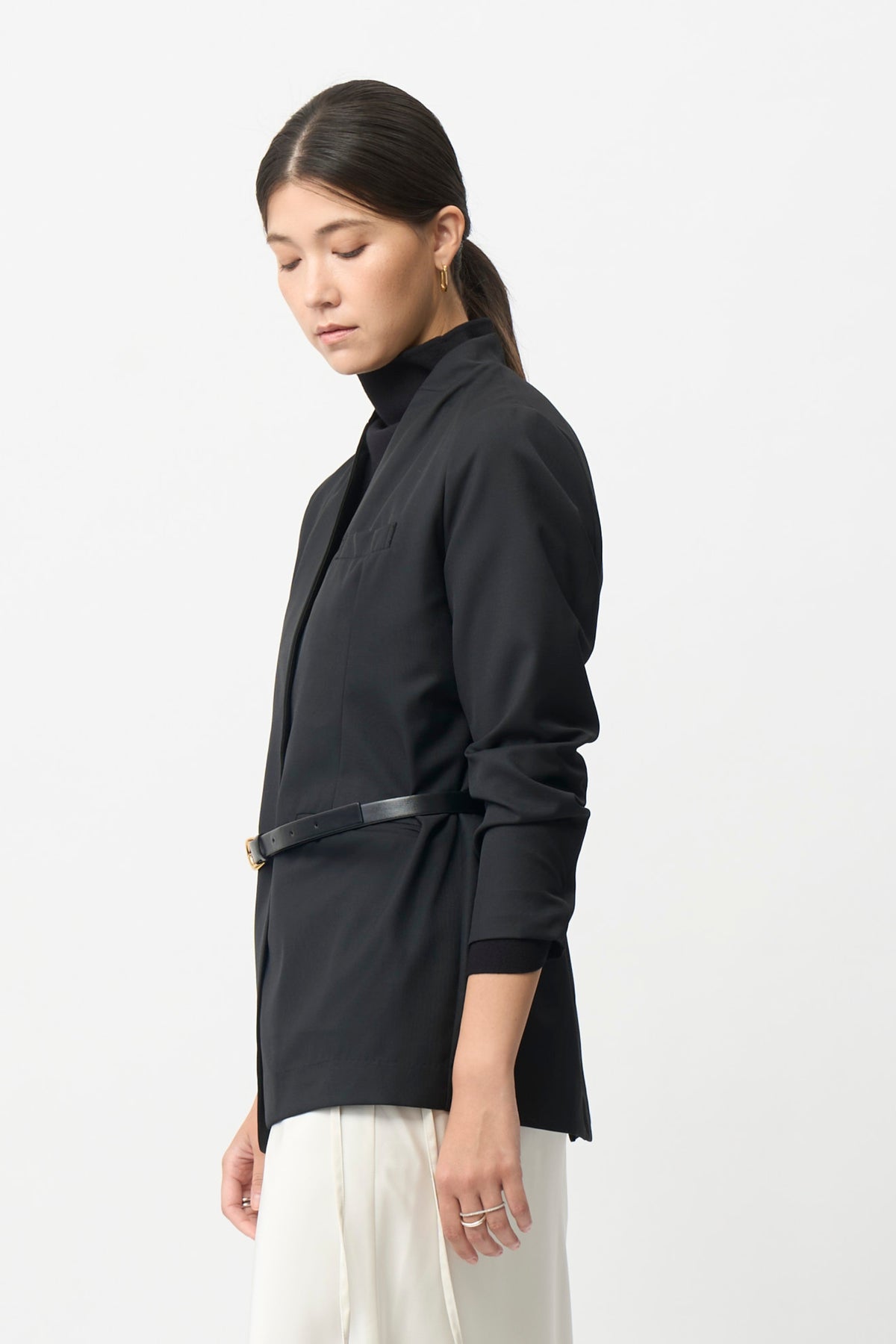 Mood Jacket No-Collar - BLACK