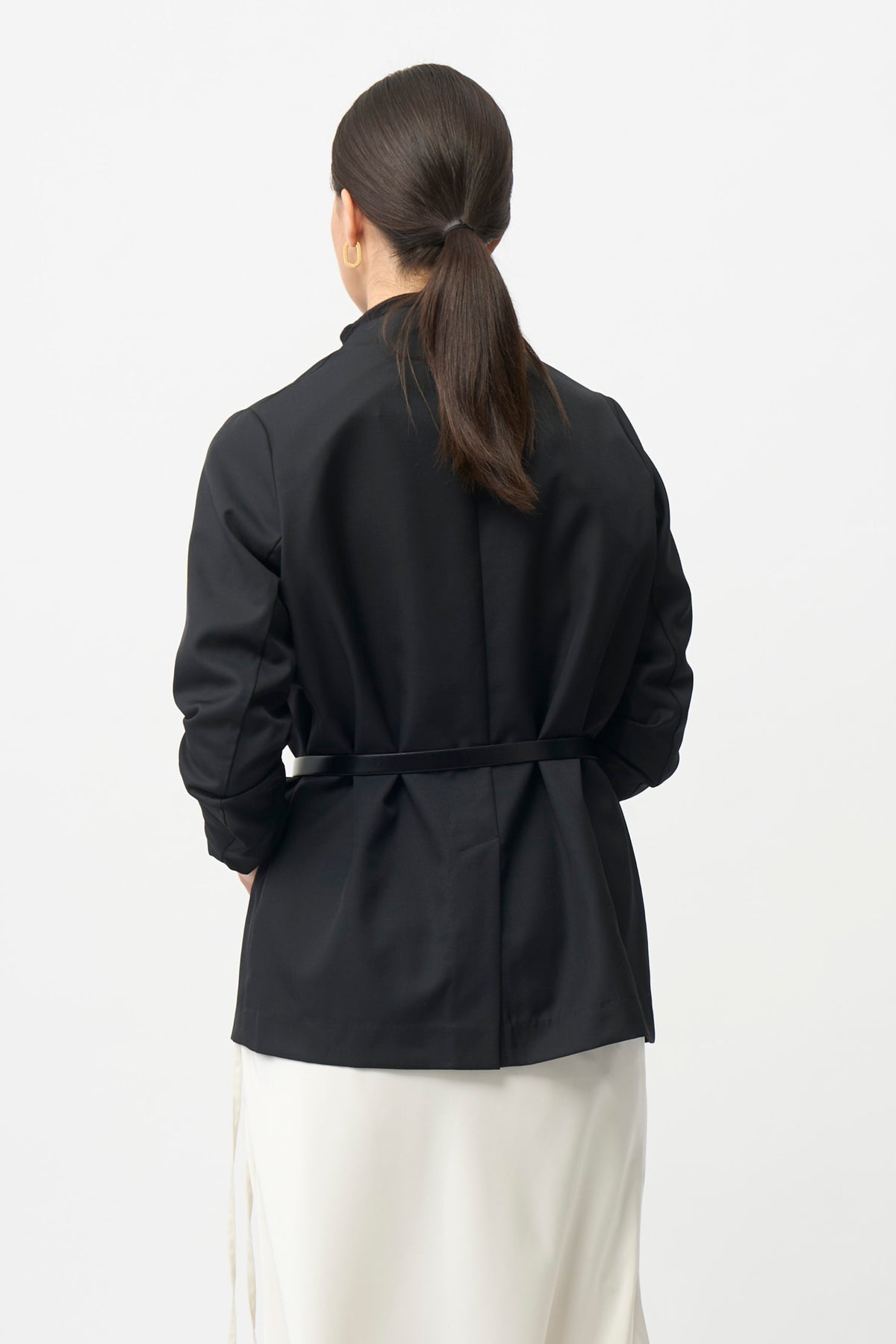 Mood Jacket No-Collar - BLACK