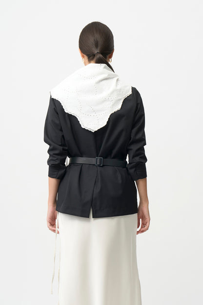 Mood Jacket No-Collar - BLACK