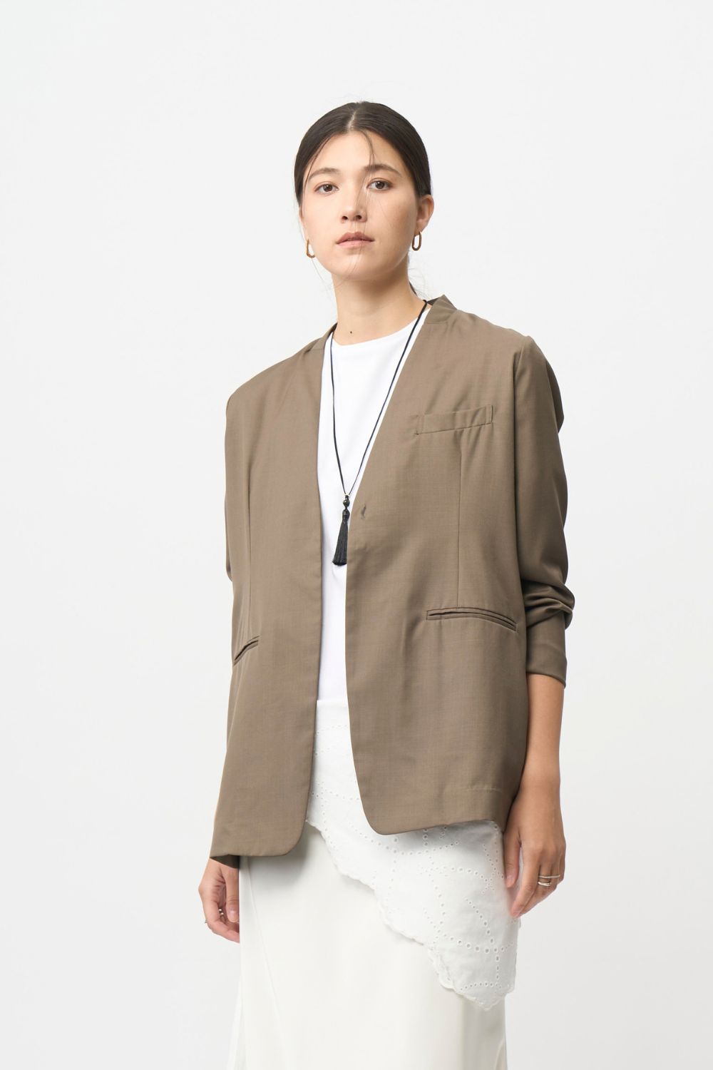 Mood Jacket / No-Collar - Olive