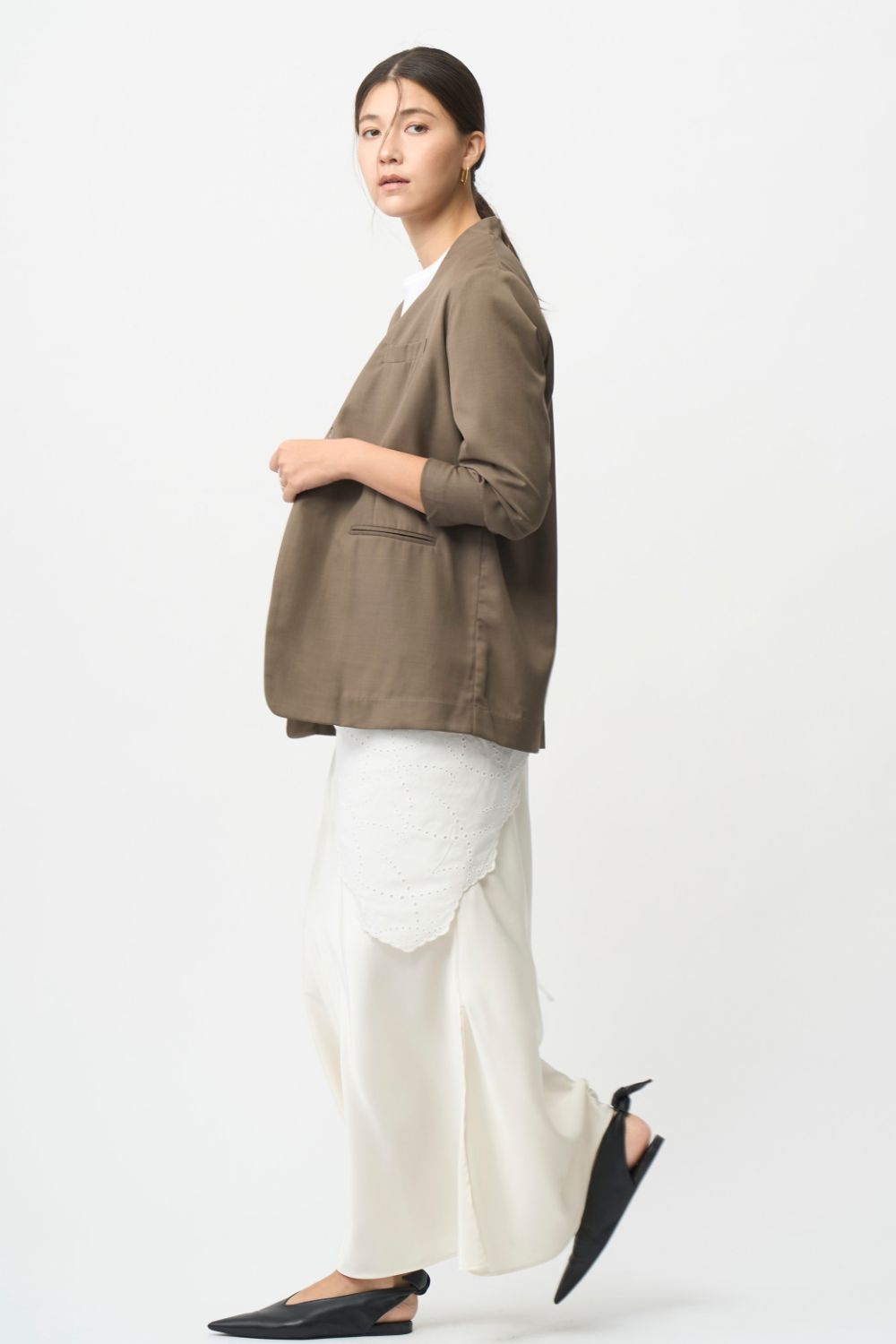 Mood Jacket / No-Collar - Olive