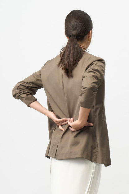 Mood Jacket / No-Collar - Olive