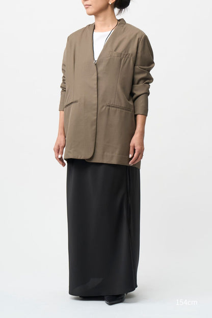 Mood Jacket No-Collar - GRAY