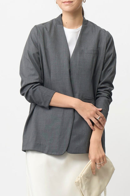 Mood Jacket No-Collar - GRAY