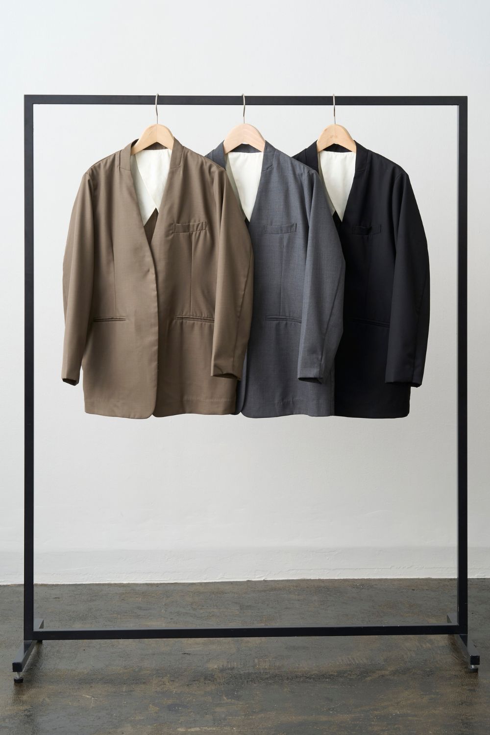 Mood Jacket No-Collar - GRAY