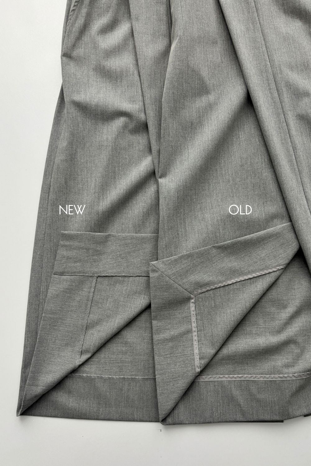 Odd Long Skirt - GRAY LONG・SHORT