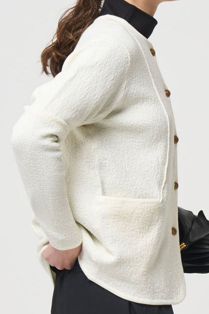 Relax Silk Jacket - WHITE