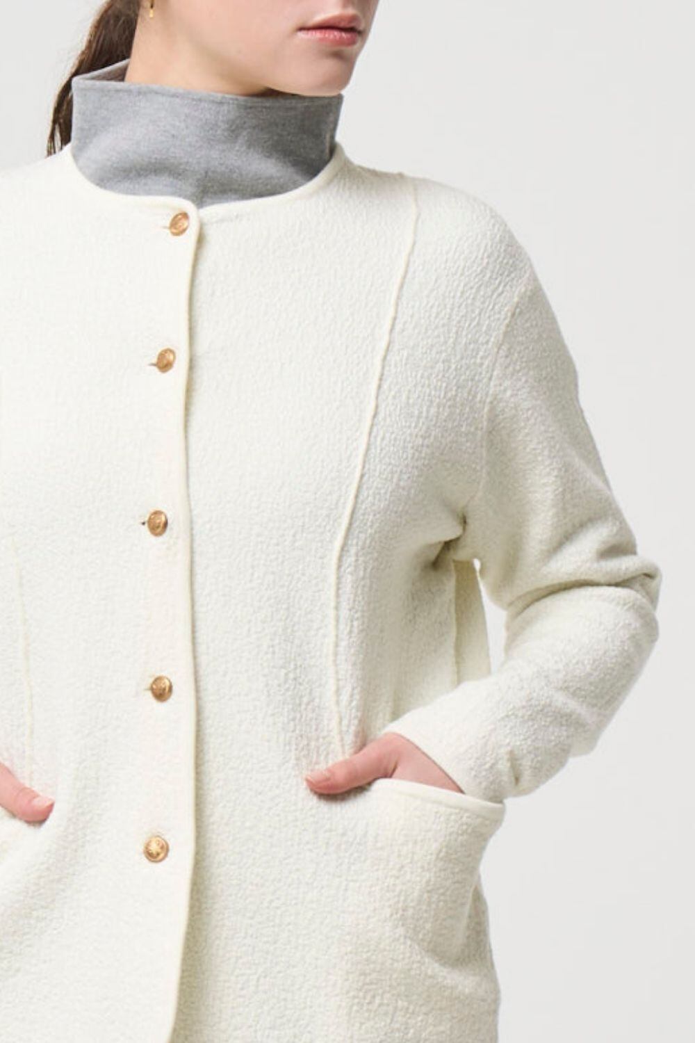 Relax Silk Jacket - WHITE