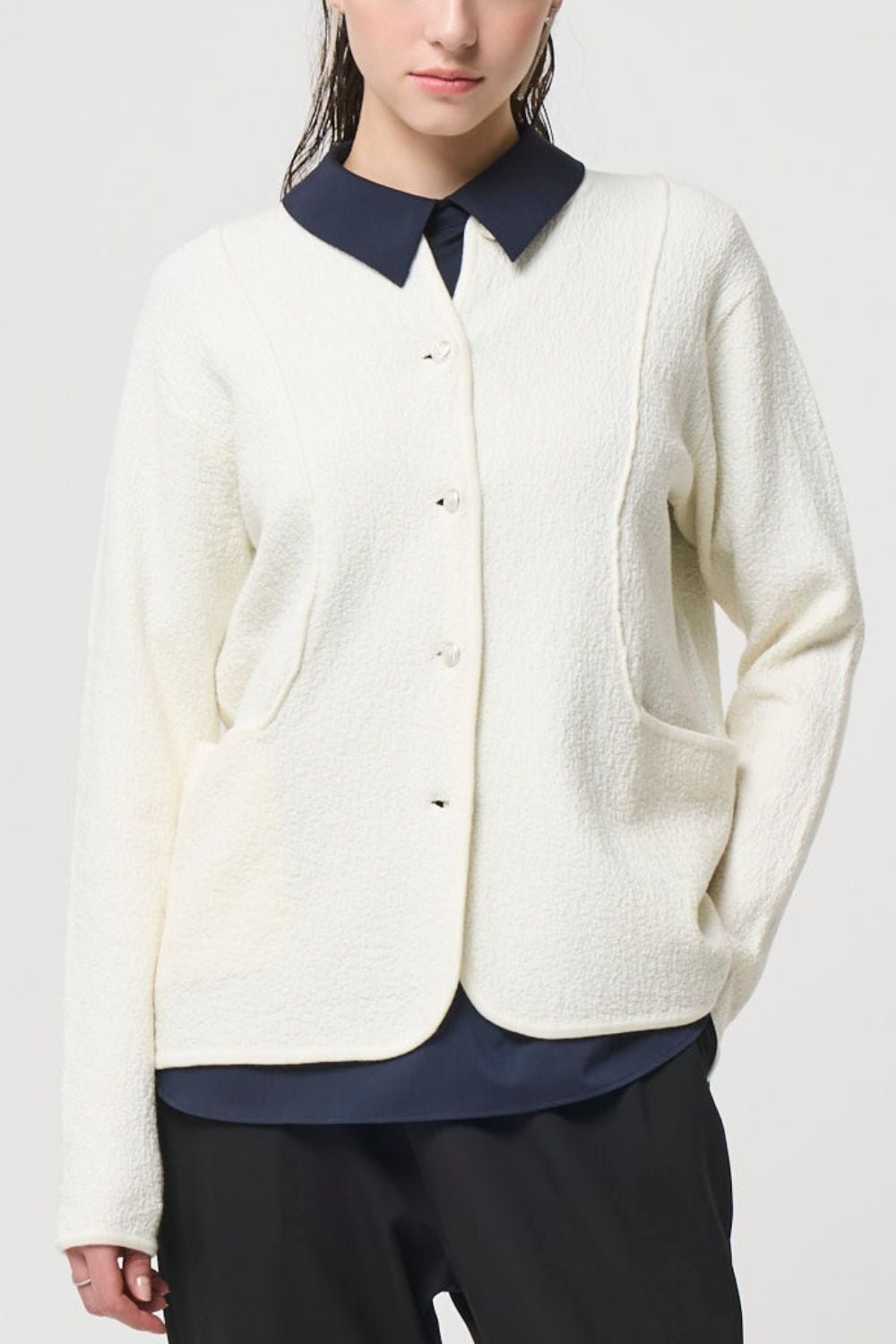 Relax Silk Jacket - WHITE