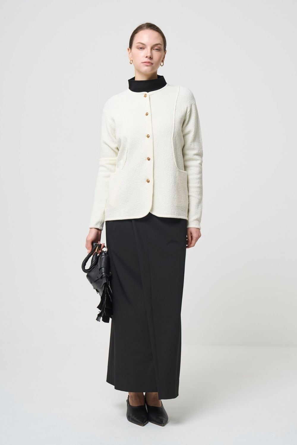 Relax Silk Jacket - WHITE
