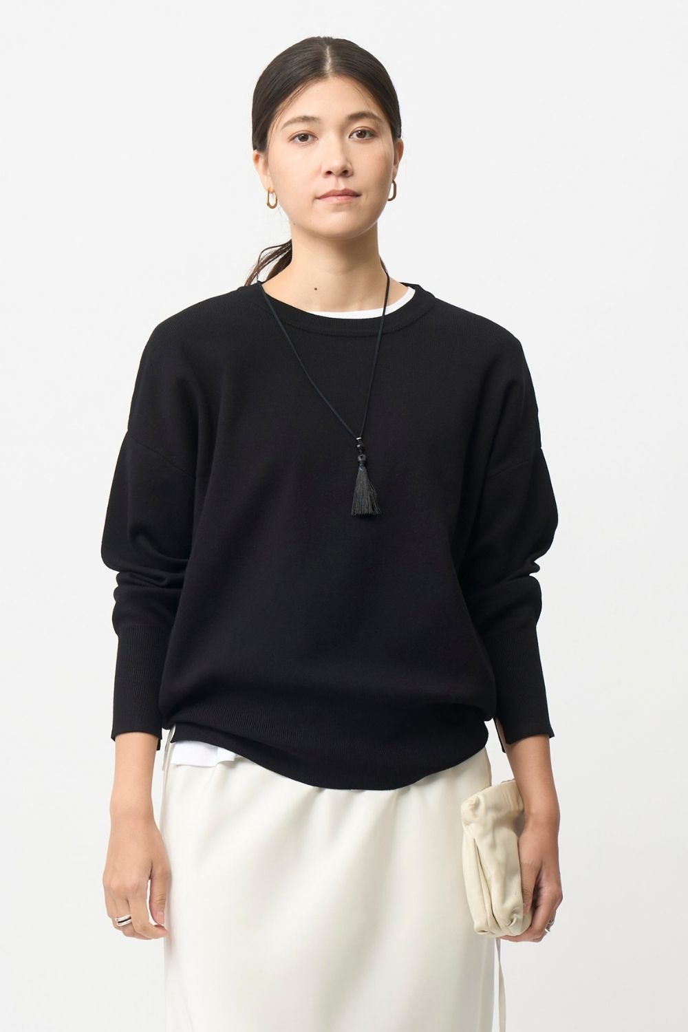 再入荷 Smooth Island Knit - BLACK