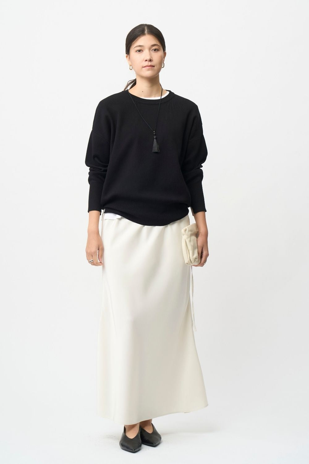 再入荷 Smooth Island Knit - BLACK