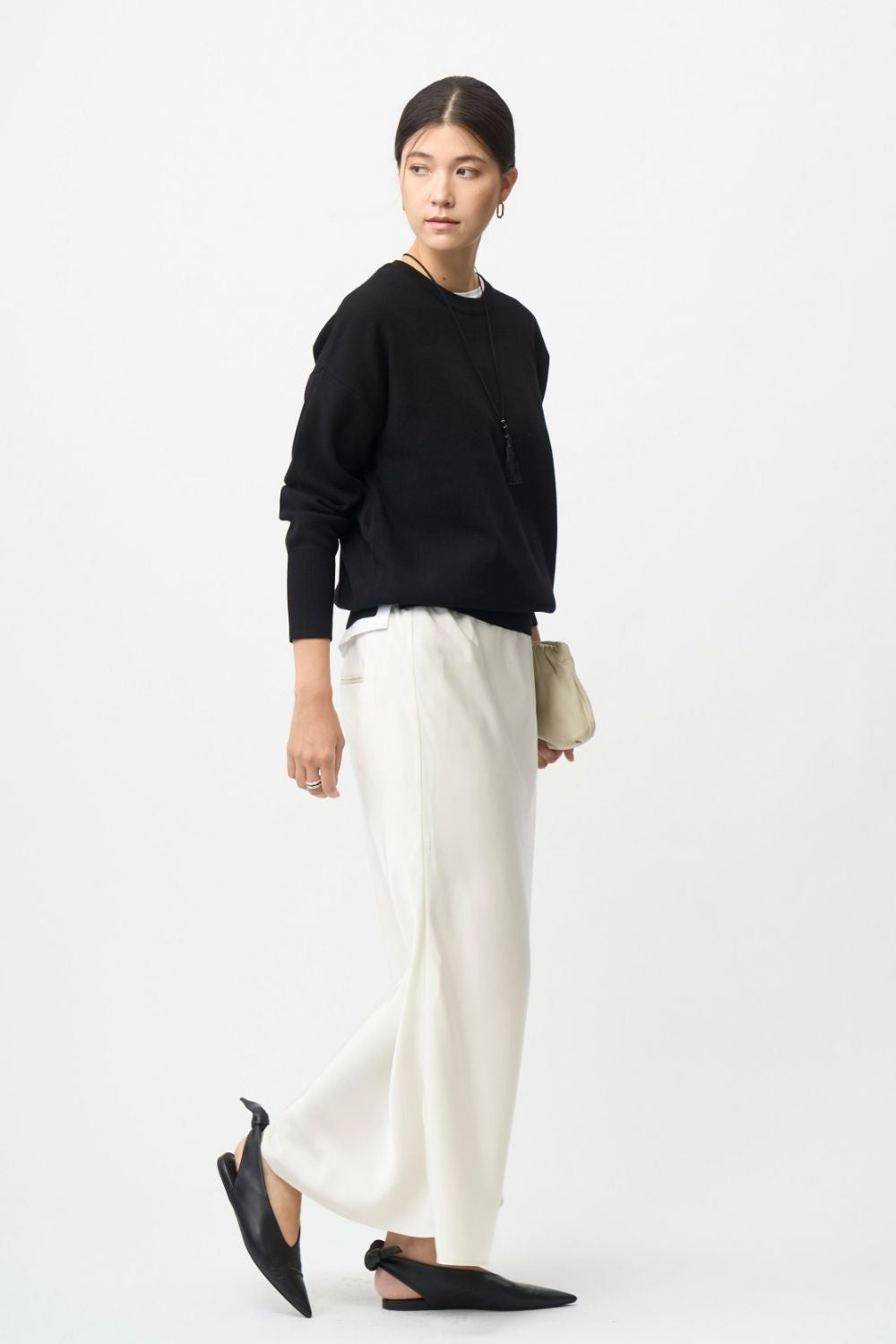再入荷 Smooth Island Knit - BLACK