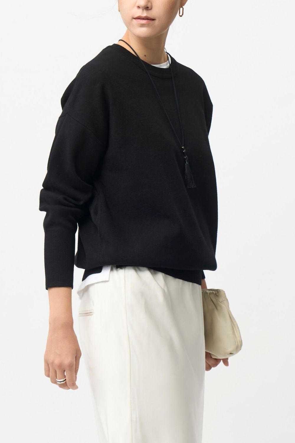 再入荷 Smooth Island Knit - BLACK