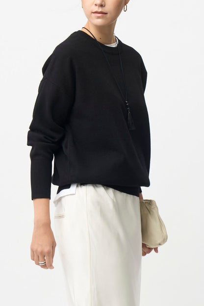 再入荷 Smooth Island Knit - BLACK